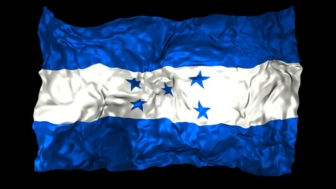 Honduras flag Stock Footage 110814978