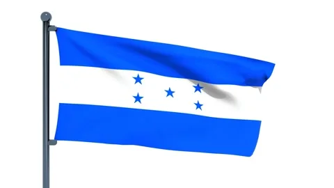 Honduras Flag Stock Footage 150197993
