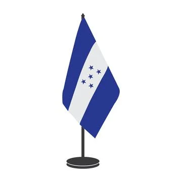 Honduras flag icon Stock Illustration