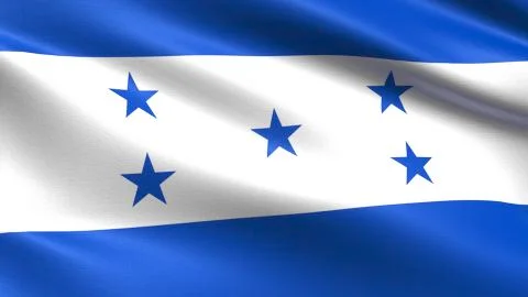 Honduras Flag Stockillustratie