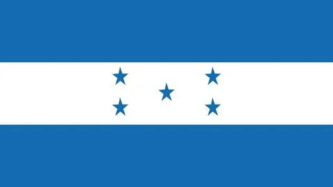 Honduras flag 스톡 일러스트