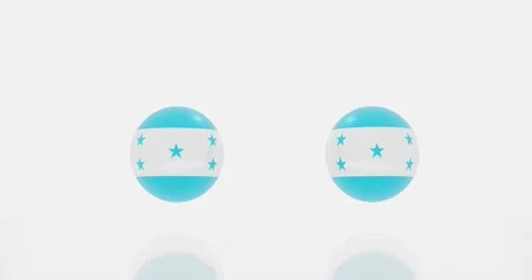 Honduras flag symbol Video stock 194679973