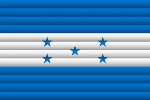Honduras Flag. Vector Illustration. Stock Illustration
