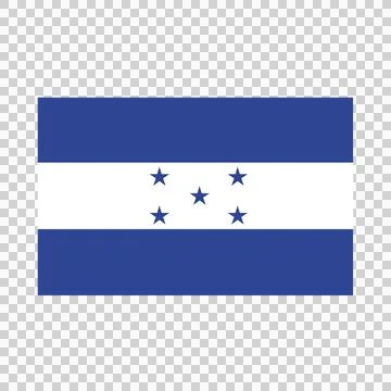 Honduras flag vector illustration simple design. Illustrazione stock