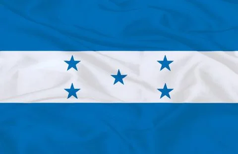 Honduras Flag Waving Stock Illustration