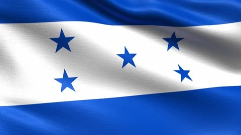 Honduras Looping Flag 4K Vídeos de archivo 107191201
