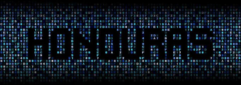 Honduras text on hex code illustration Stock Illustration