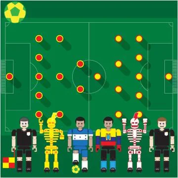 Honduras vs ecuador Stock-Illustration