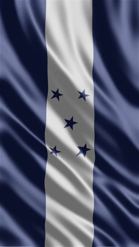 Honduras waving flag Stock Footage 288004298