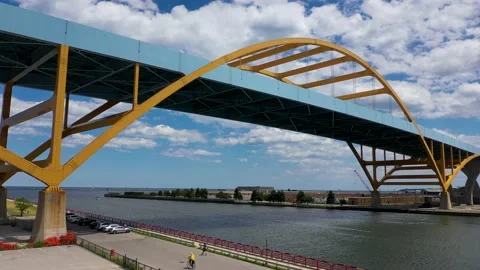 Hone Bridge Milwaukee 库存影片 163285669