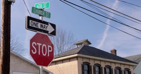 Honesdale is the county seat of Wayne County, Pennsylvania, United States. Stock Footage 100260778