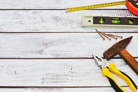 Honest labor work tools Stock Photos