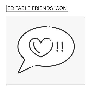Honestly line icon Stock Illustration