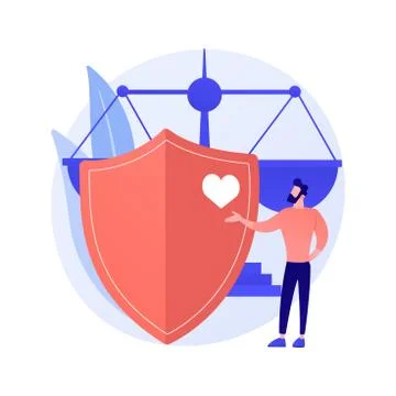 Honesty abstract concept vector illustration. Illustrazione stock