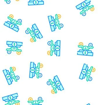 Honesty of business vector seamless pattern Stock Illustration