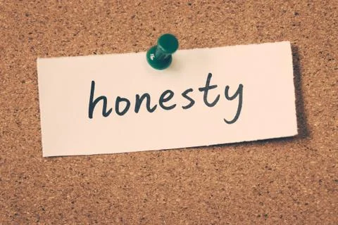 Honesty Foto stock