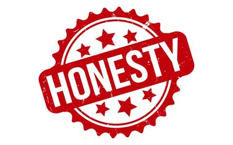 Honesty Rubber Stamp Seal Vector Stock Illustration