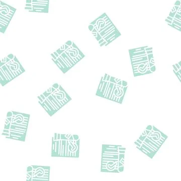 Honey analyzes glyph vector seamless pattern Stock Illustration