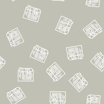 Honey analyzes line vector seamless pattern 库存插图