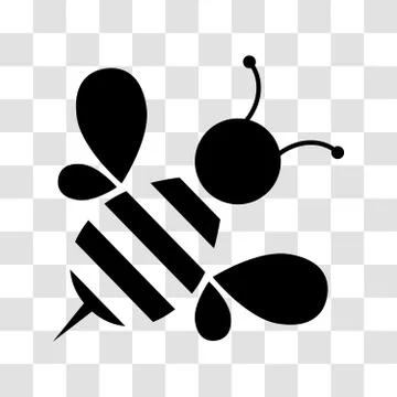 Honey bee icon Stock Illustration