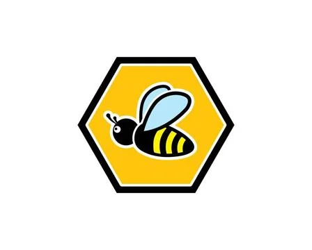 Honey Bee Logo Template vector icon illustration honey Bee Logo Template v... Stock Photos