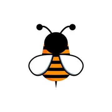 Honey bee vector graphic design illustration template 스톡 일러스트