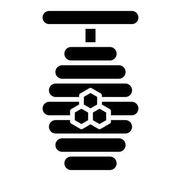 Honey Bee Vector Icon Design Illustration Stock Illustration