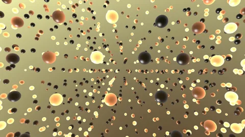 Honey Brown Balls Globules Scene Video stock 291069092