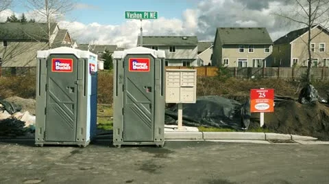 Honey bucket Stock Footage 10826411