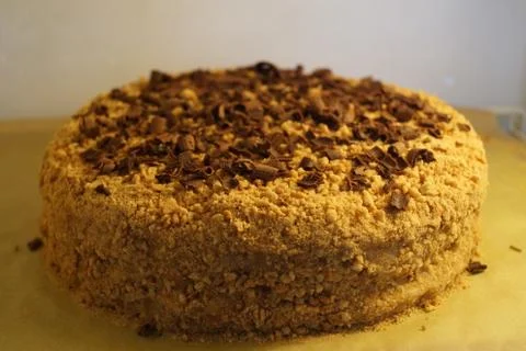 Honey cake. Stock Photos