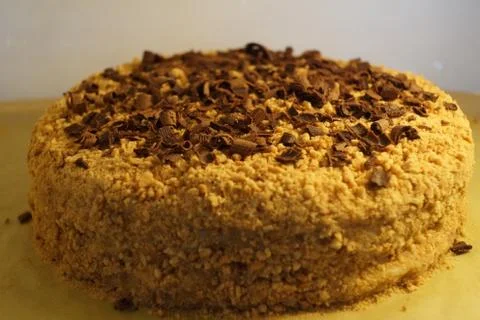 Honey cake. Stock Photos