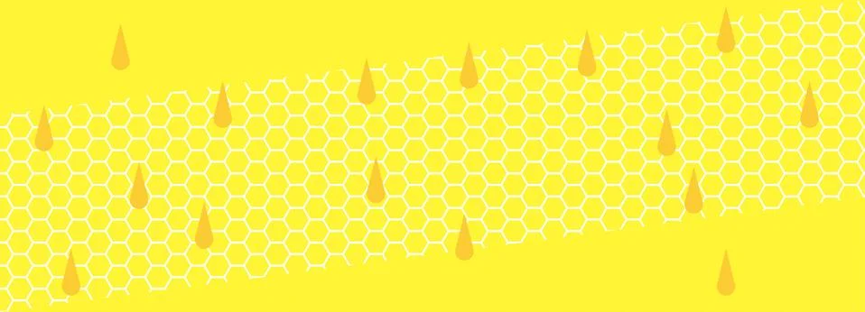 Honey Comb background patern, repeatable イラスト素材