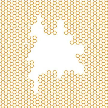 Honey comb vector background  illustration Stock Illustration