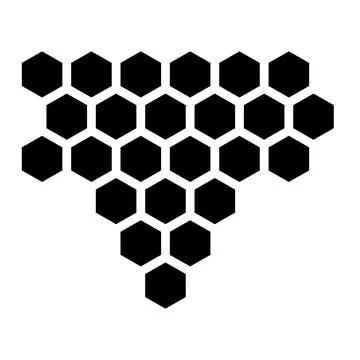 Honey comb Vector Icon Design Illustration Stock Illustration