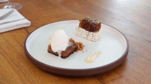 Honey dessert Stock Footage 116032876