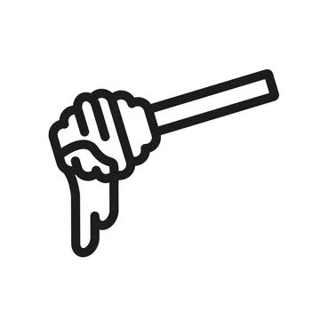 Honey Drip Stock Illustration