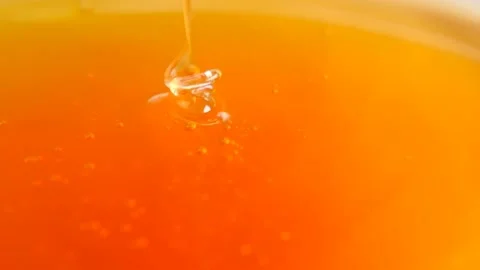 Honey drip . Texture of honey. Stock Footage 169837801