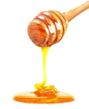 Honey dripping Foto stock