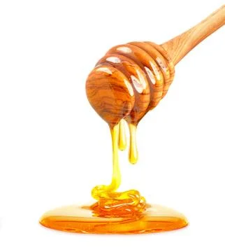 Honey dripping Stock Photos