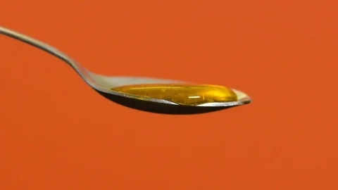 Honey Dripping From Spoon Red 2 스톡 동영상 87483381