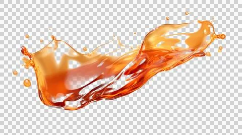 Honey drop and splash element Stock Illustration