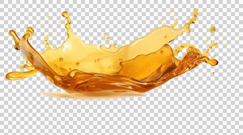 Honey drop and splash element Stock Illustration