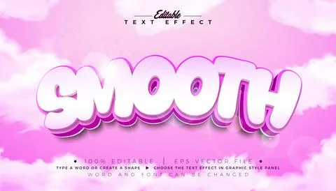 Honey Editable Text Effect Graphic Style Design with 3d Liquid Lettering on Y Stock Illustration