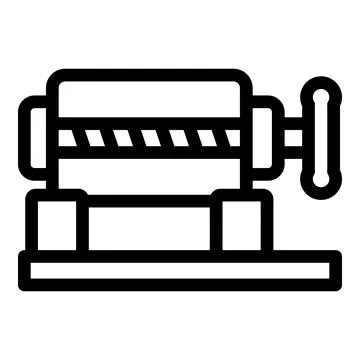 Honey extractor processing machine pressing honeycomb for beekeeping Stock Illustration