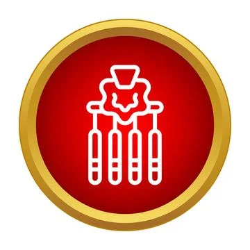 Honey frames inside beehive icon concept Stock Illustration