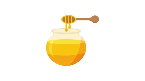 Honey icon animation for motion graphics. Foods and Drinks Icons Stock Footage 147743330