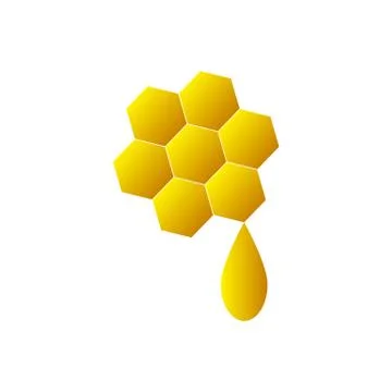 Honey icon on white background Stock Illustration