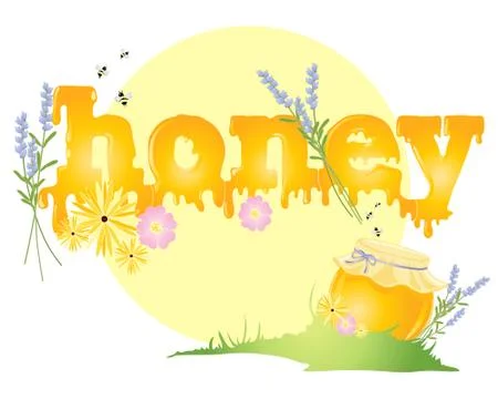 Honey Stock Illustration