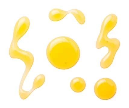 Honey Isolated on White Background Stock Photos