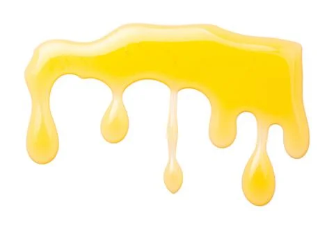 Honey Isolated on White Background Stock Photos